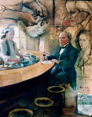 Daniel Webster (old), oil on canvas, 1995