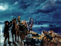 The Midnight Escape, oil on canvas, 1996