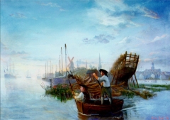 Tidal Passage to Liberty, oil on canvas, 1995