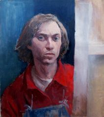 self portrait, oil on canvas, 1984