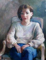 Claire, oil on canvas, 1984