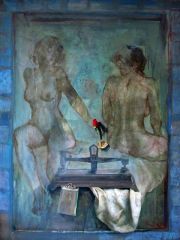 Le Balance, oil on canvas, 1992