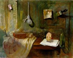 Le Veillie, oil on canvas, 1992