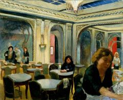Le Rendez-vous, oil on canvas, 1986