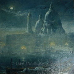 Moon over Venice, oil on canvas, 1984