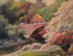 Central Park, oil on canvas, 1980
