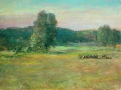 Grazing at Sunset